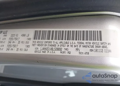 2011 Jeep Wrangler Sport from USA, damaged, VIN 1J4AA2D10BL528892